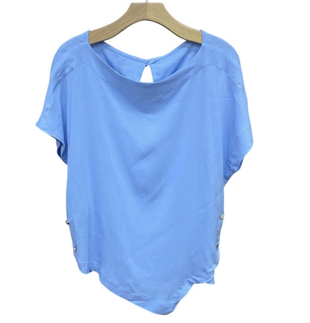 Blusa Botões Laterais Viscose
