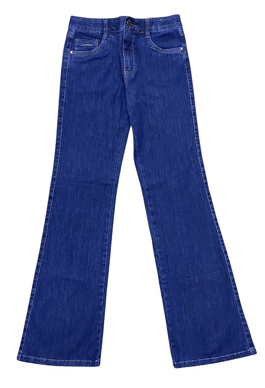 Calça Flare X Comfort Cintura Alta Jeans