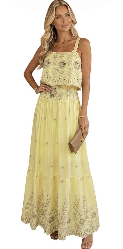 Vestido Alça Viscose
