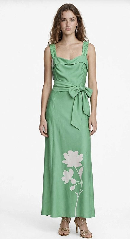 Vestido Elástico Alça Viscose