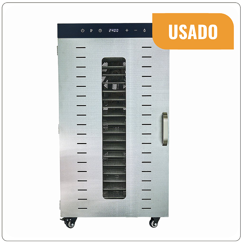 USADO - Desidratador de Alimentos Industrial Frugal 20 Bandejas c/ luz LED - 220v