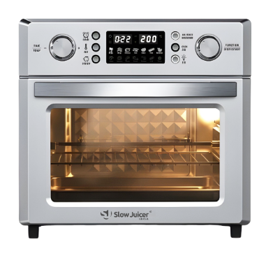 Forno AirFryer INOX Multifunções c/ Espeto para Churrasco - 26L