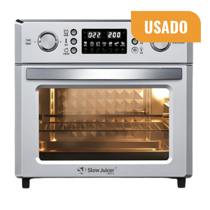 USADO - Forno AirFryer INOX Multifunções c/ Espeto para Churrasco - 26L