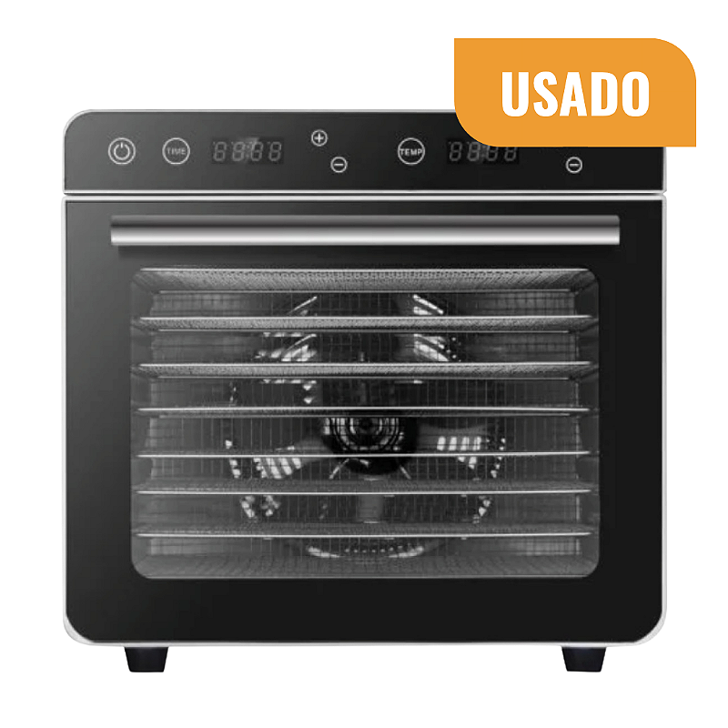 USADO - Desidratador Alimentos 700W 8 Bandejas / Teflon Timer