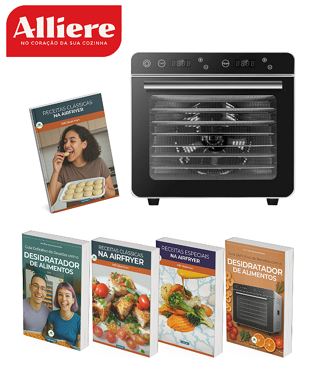 KIT USADO Desidratador Industrial Alimentos 8+ 5 E-books