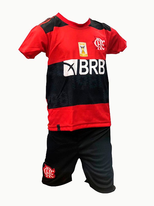 kit flamengo infantil adidas