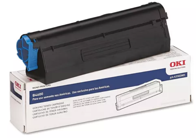 OKI TNR-MAG1 5個 Toner Okidata B4600 B4550 Preto pn43502001 / 43502001 Original
