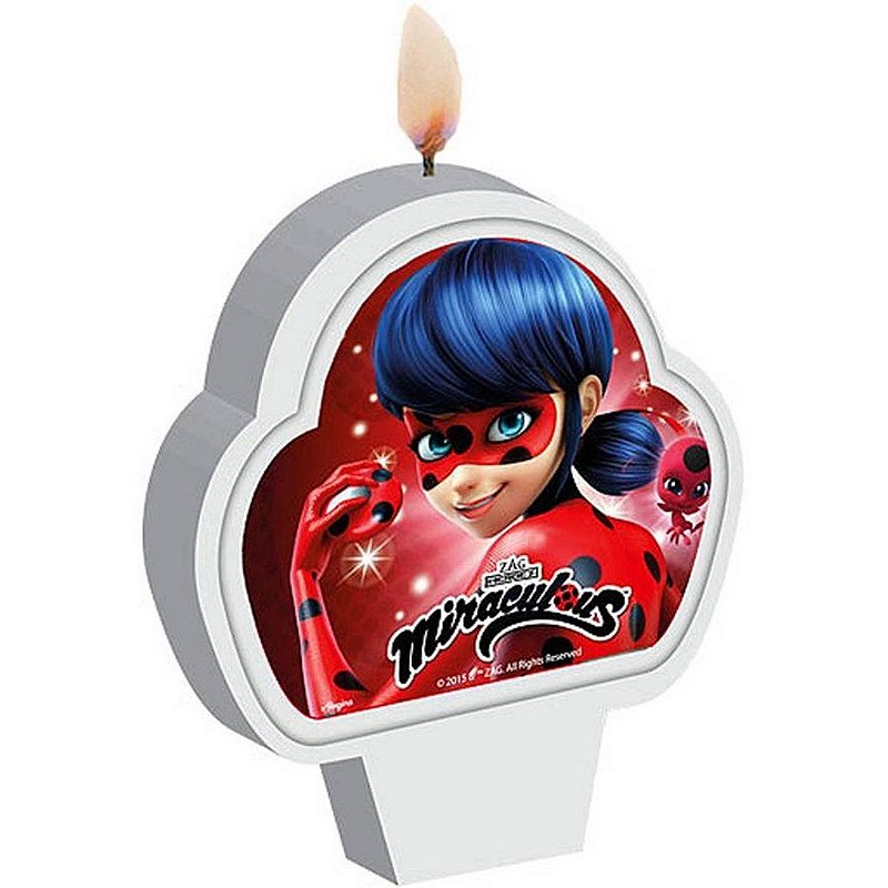 Convite de Aniversário Festa Miraculous Ladybug 12Un - Lojas