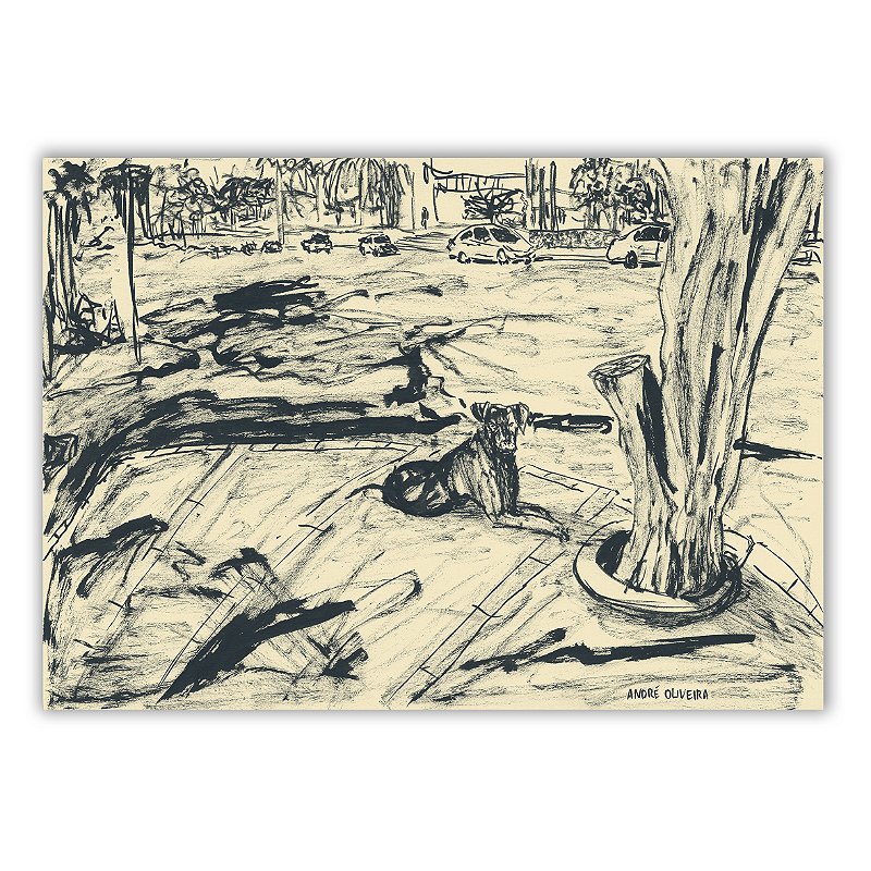 Cães Callejeros - 10 - André Oliveira - Quadro e Print em Fine Art
