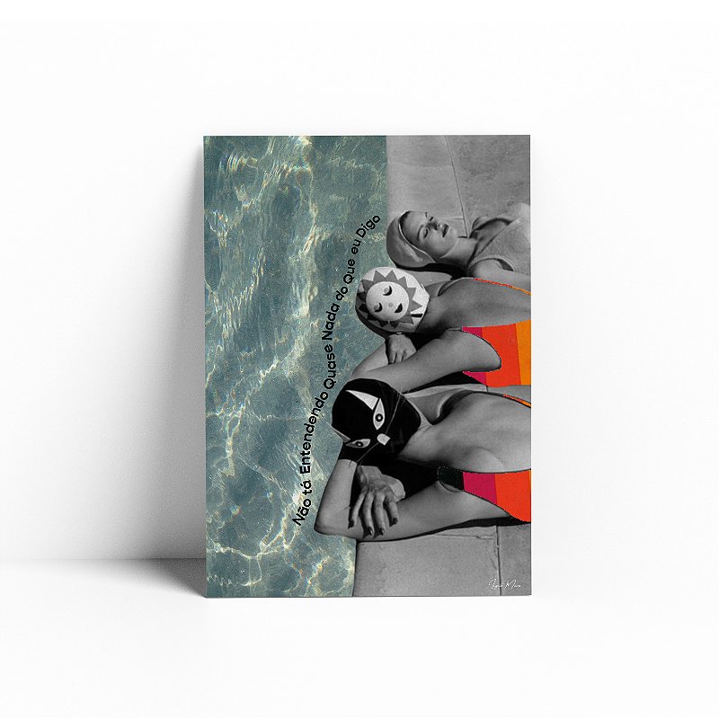 Não Tá me Entendendo - Exposição OXXIE por Ingrid Moura - Print Fine Art ou Quadro