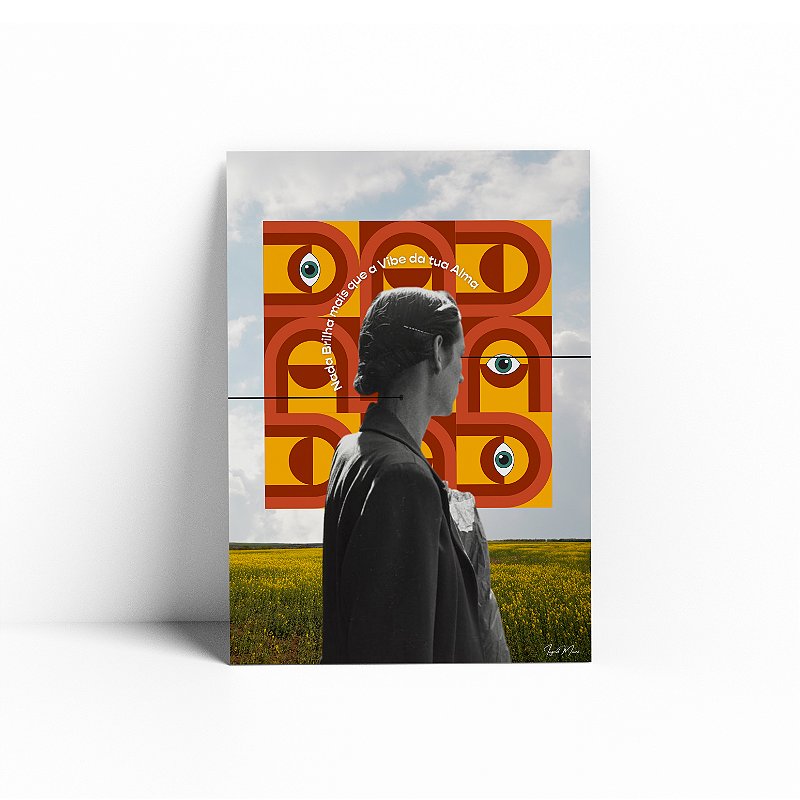 Vibe da tua Alma - Exposição OXXIE por Ingrid Moura - Print Fine Art ou Quadro