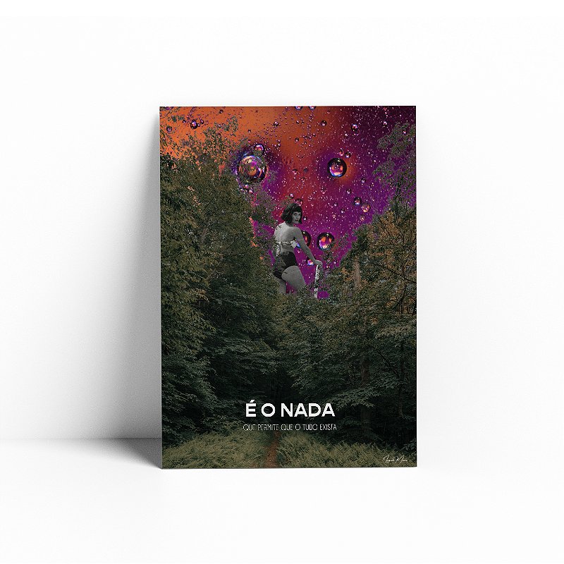 O Nada é o Tudo - Exposição OXXIE por Ingrid Moura - Print Fine Art ou Quadro