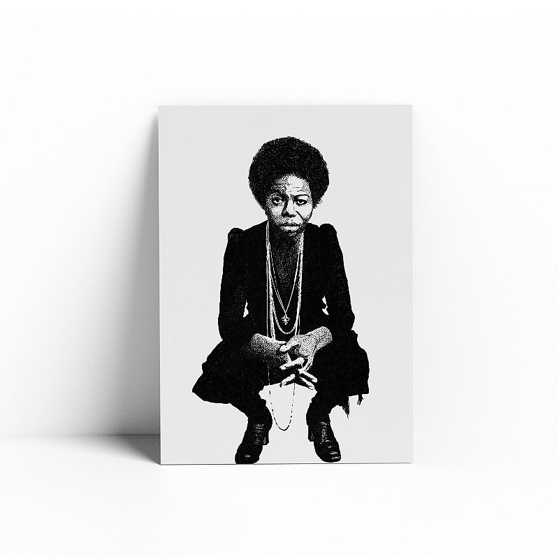 Nina Simone - Gustavo Alcântara - Print Fine Art ou Quadro