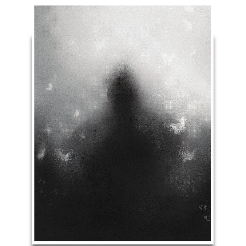 A Man and a Tomb - Silent Voices - André Suliana - Quadro ou Print Fine Art