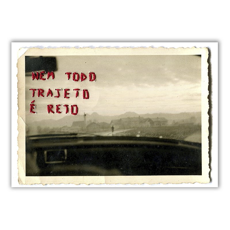 Nem Todo Trajeto é Reto - Nina Rocha - Print Fine Art ou Quadro