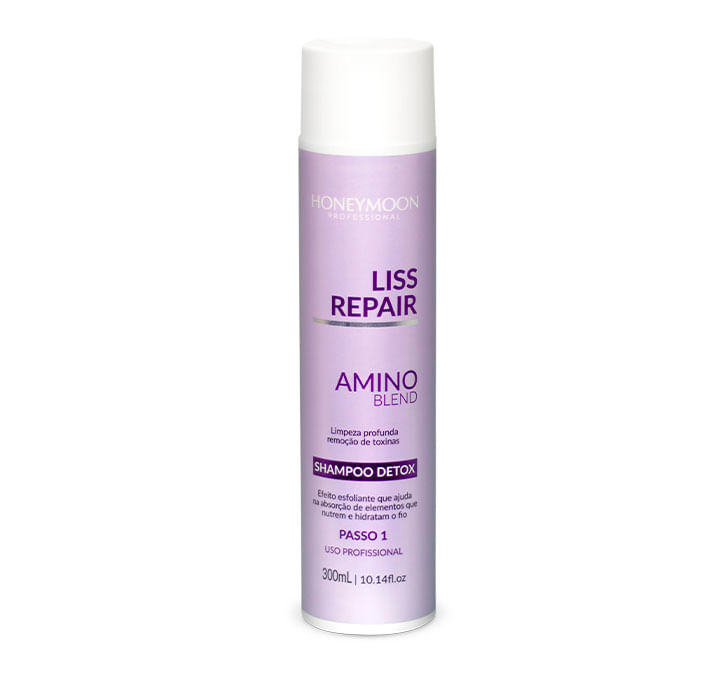 Shampoo Detox Liss Repair Amino Blend 300ml