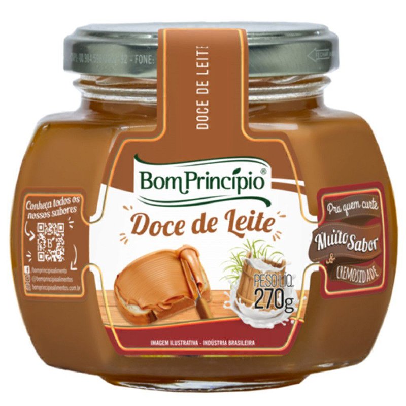 Doce de leite Caseiro Bom Principio 270g