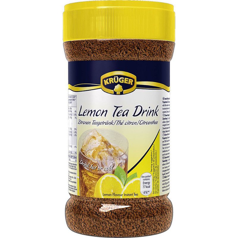 Chá Preto com Limão Instantâneo Krüger Pote 400g
