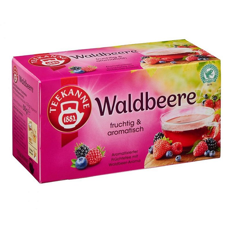 Chá de Frutas Silvestres Teekanne 50g Importado da Alemanha