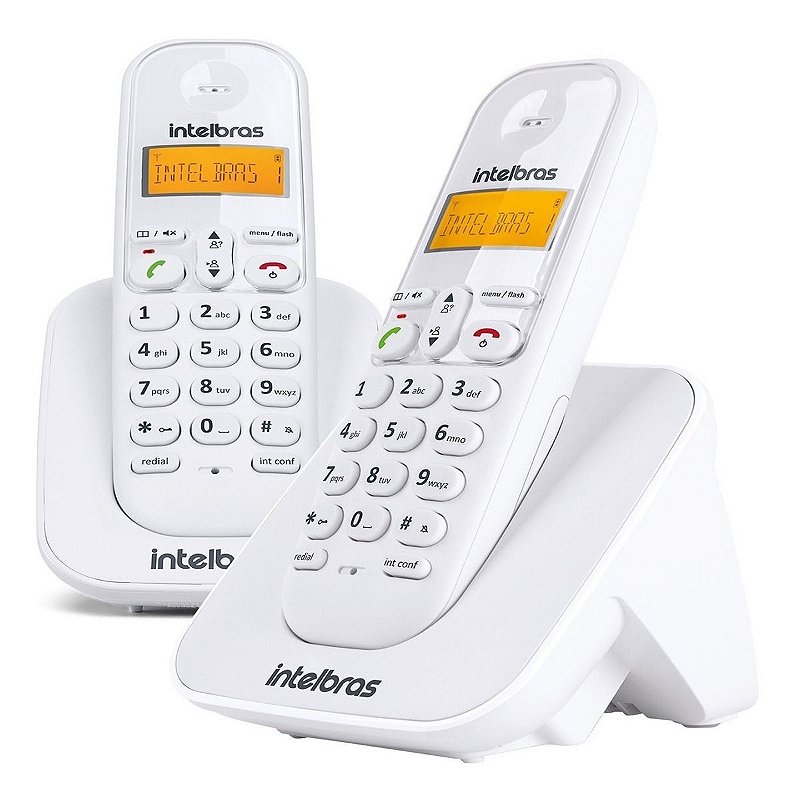 Telefone Sem Fio Intelbras Ts3112 Digital Com Ramal Branco