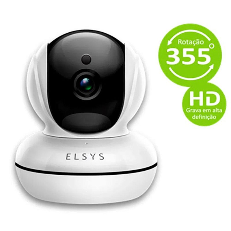 Câmeras de segurança Elsys WR2 Interna Wi-fi Infra Microfone