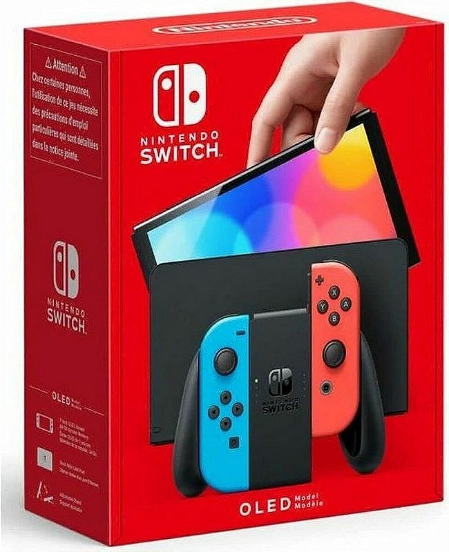 Nintendo Switch OLED Destravado 256GB + 20 Jogos | Novo - MK GAMES