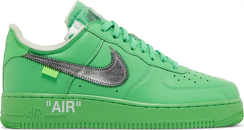 nike x off white air force 1 green