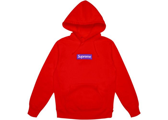 supreme moletom vermelho