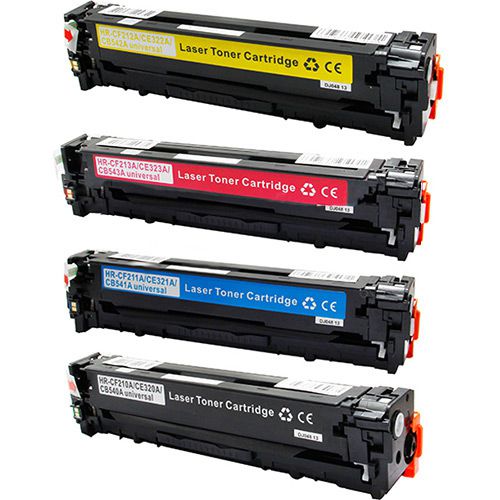 4 Toner para HP CP1215 CMYK Compatível - Valejet.com: Toner, Tinta, Toner  Refil e Tinta para Impressora