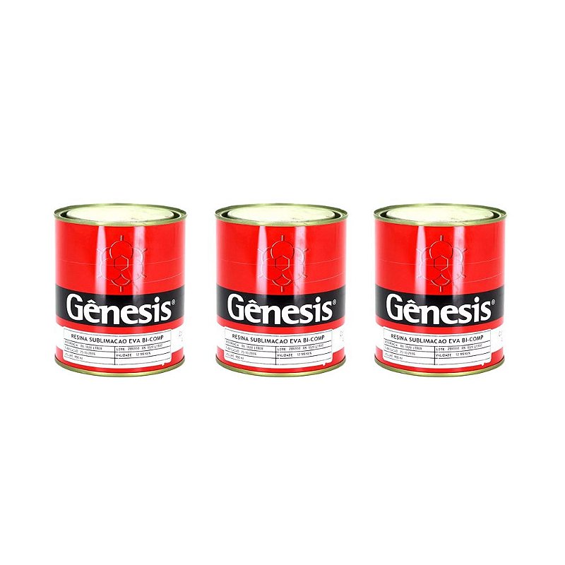 Kit 3 Resinas para Sublimação EVA RS.1020 Tinta para