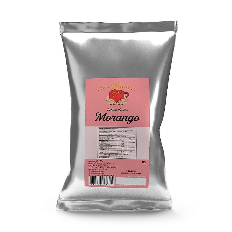 BEBIDA LÁCTEA SABOR MORANGO