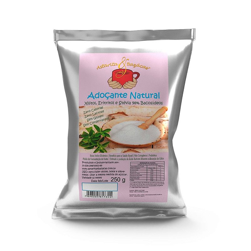 ADOÇANTE NATURAL EM PÓ 250 g