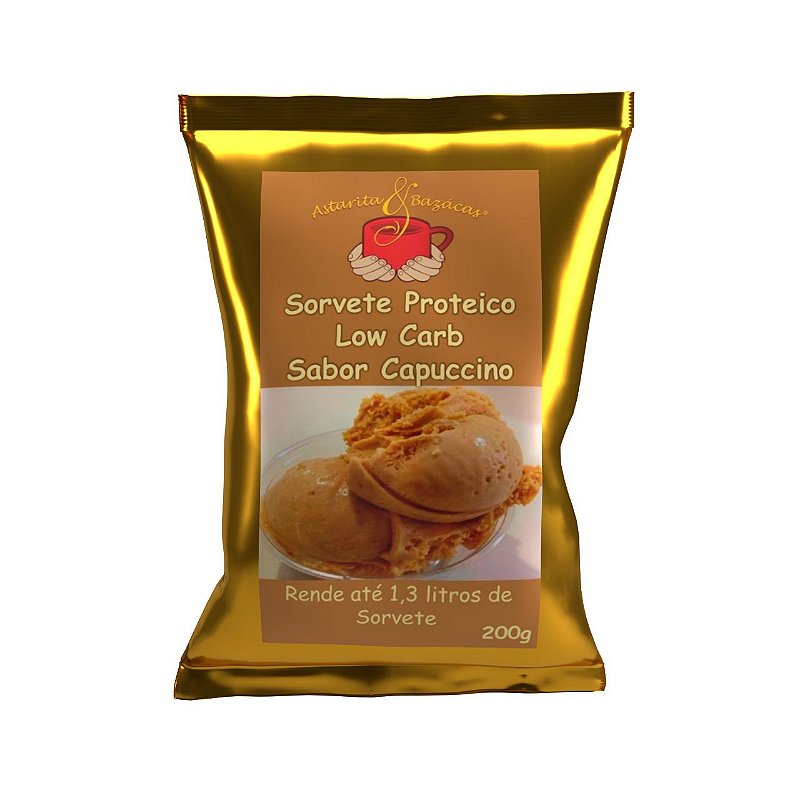 SORVETE PROTEICO SABOR CAPUCCINO 200 g