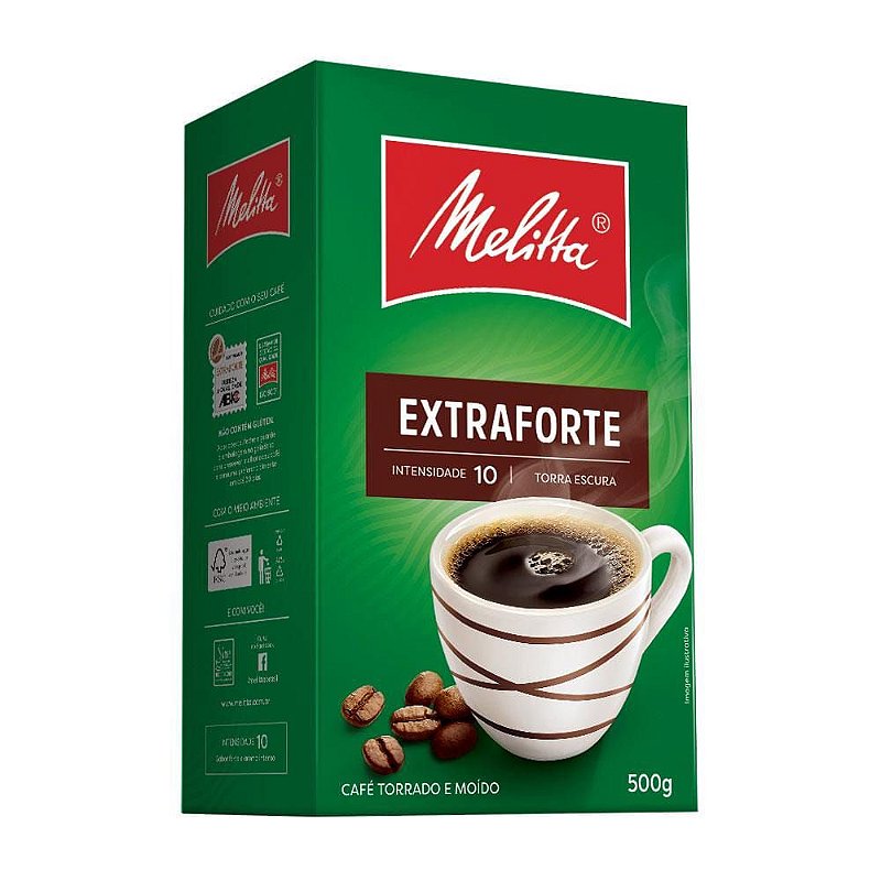 Café Melitta A Vacua Extra Forte 500g aviaodepapel