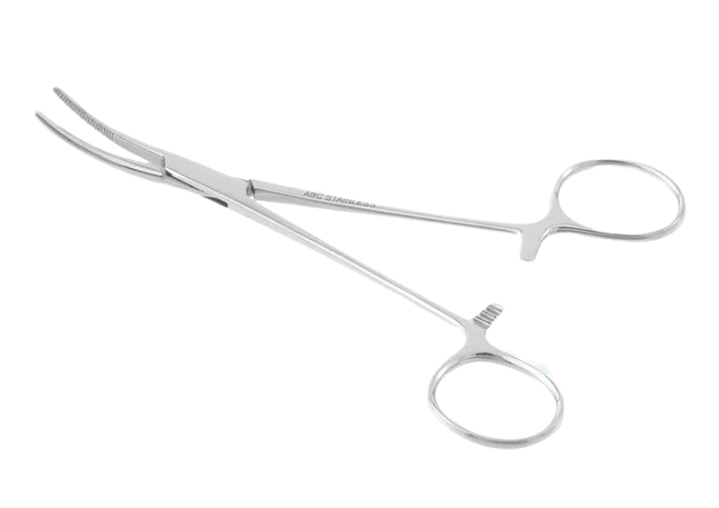 Pinça Kelly Curva ABC - Produtos Médicos e Ortopédicos | Tecnomedi