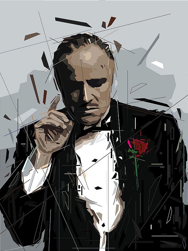 Poderoso Chefão - R. Barbour Art - Impressão FineArt, quadros e ...