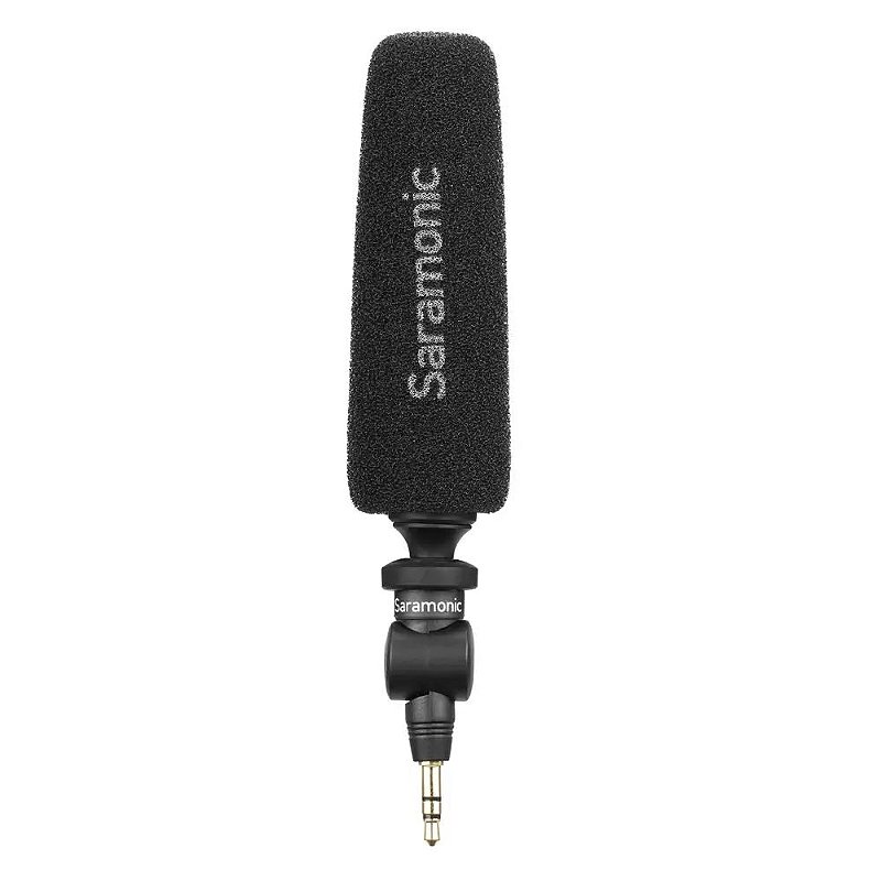 SMARTMIC5 — Mini microfone Unidirecional com conector P2 (TRS) para cameras DSLR, Gravadores