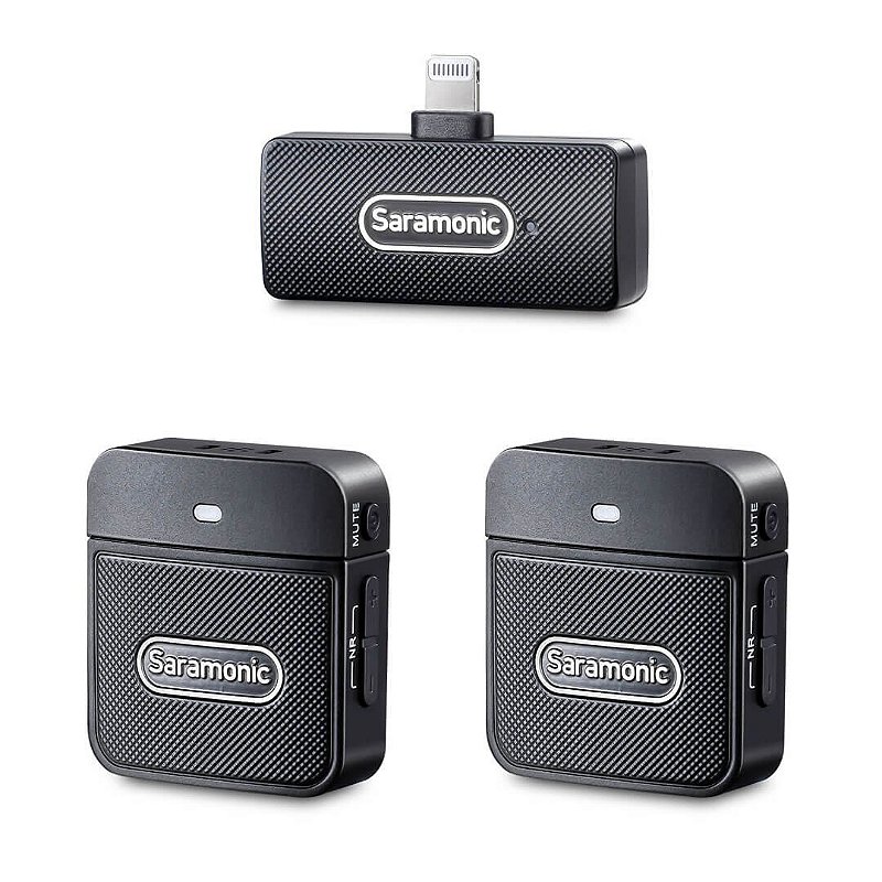 Blink100B4 — Microfone sem fio duplo ultra compacto para iPhones