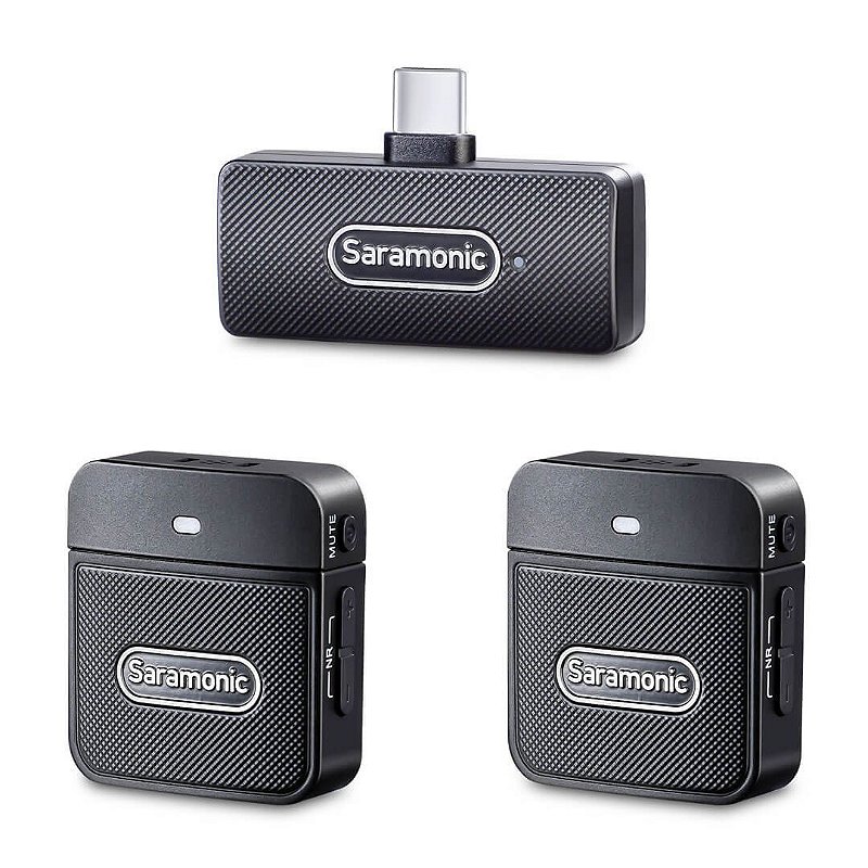 Blink100B6 — Microfone sem fio duplo ultra compacto para dispositivos Android - USB-C