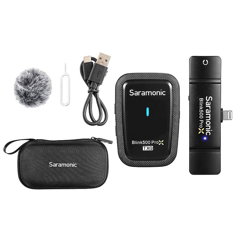 Blink500ProXQ3 — Microfone de Lapela sem fio para sistema iOS com conexão Lightining