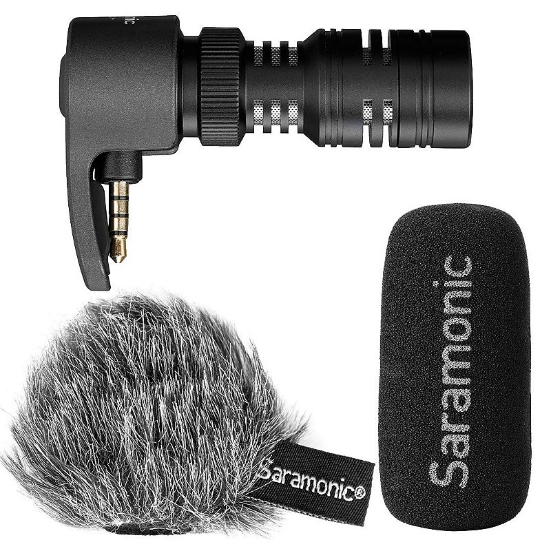 SMARTMIC+ — Microfone condensador direcional portátil para celular