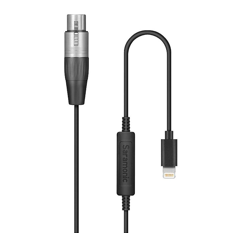 LC-XLR — Cabo conversor digital Lightning - XLR para Iphone & Ipad