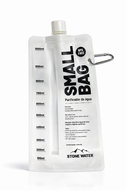 Small Bag - Bolsa Dobrável 1000 mL para Coleta de Água