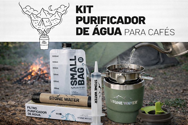 LANÇAMENTO Kit Café - Purificação de Água e Extração de Café