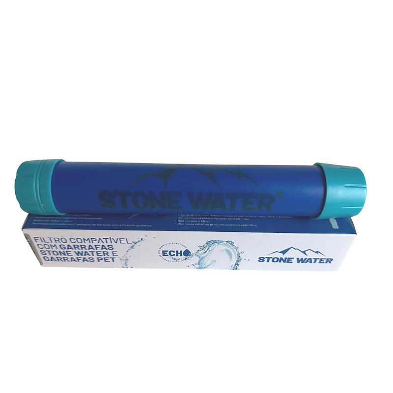 Filtro de reposição (refil) para garrafas  Stone Water e Garrafas Pet