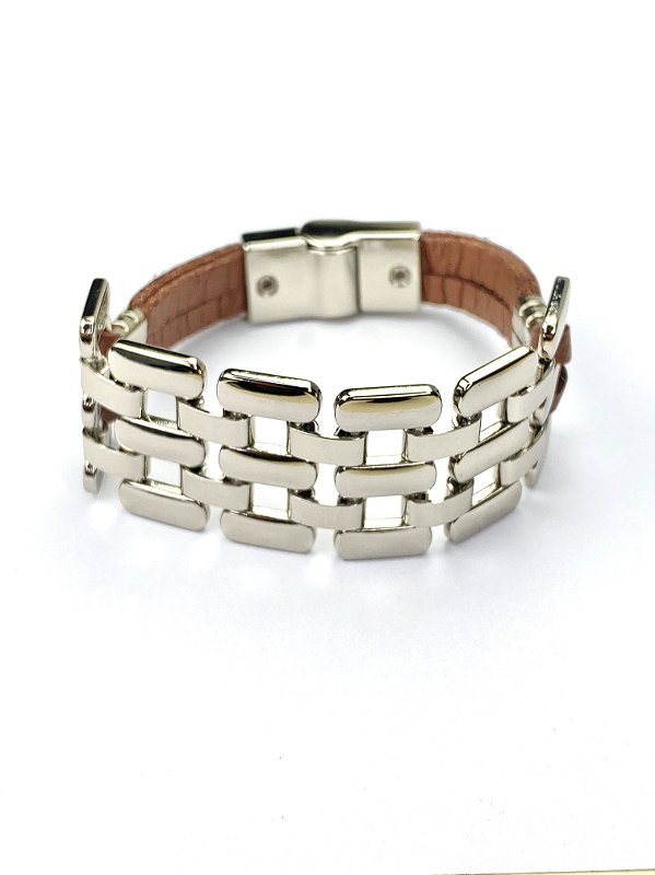 PULSEIRA TELA PRATA