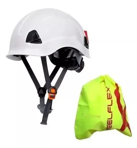 Capacete de Segurança Steelflex Falcon com suspenção para