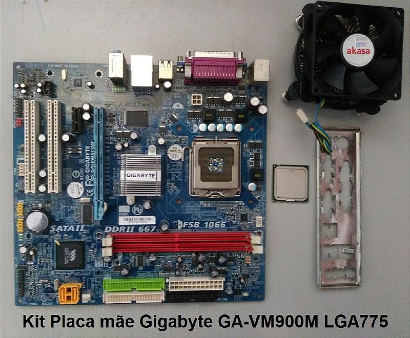 PLACA MÃE SOCKET 775 DDR3 COM PROCESSADOR - RIKATECH