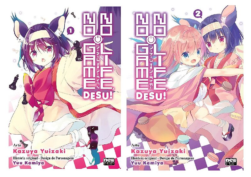 No Game No Life, Desu ! - Volumes 01 e 02 - Loja Pégaso - Leia Mais
