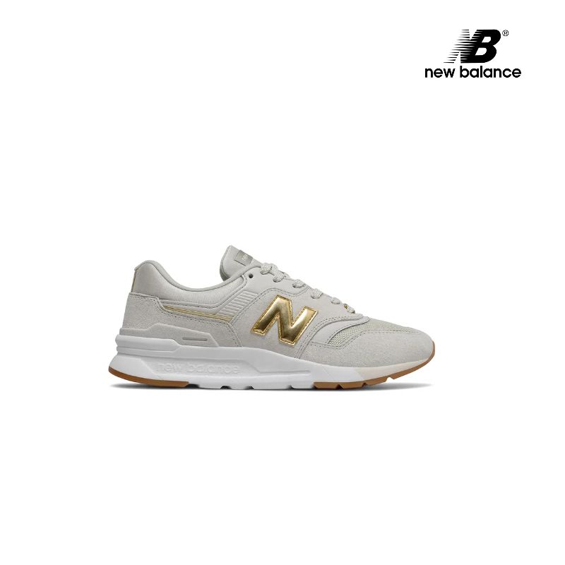 new balance branco e dourado